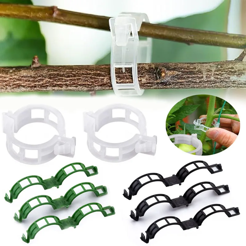 Gardening Tools For Vines - 100PCS Pianta Clip di Fissaggio Riutilizzabile