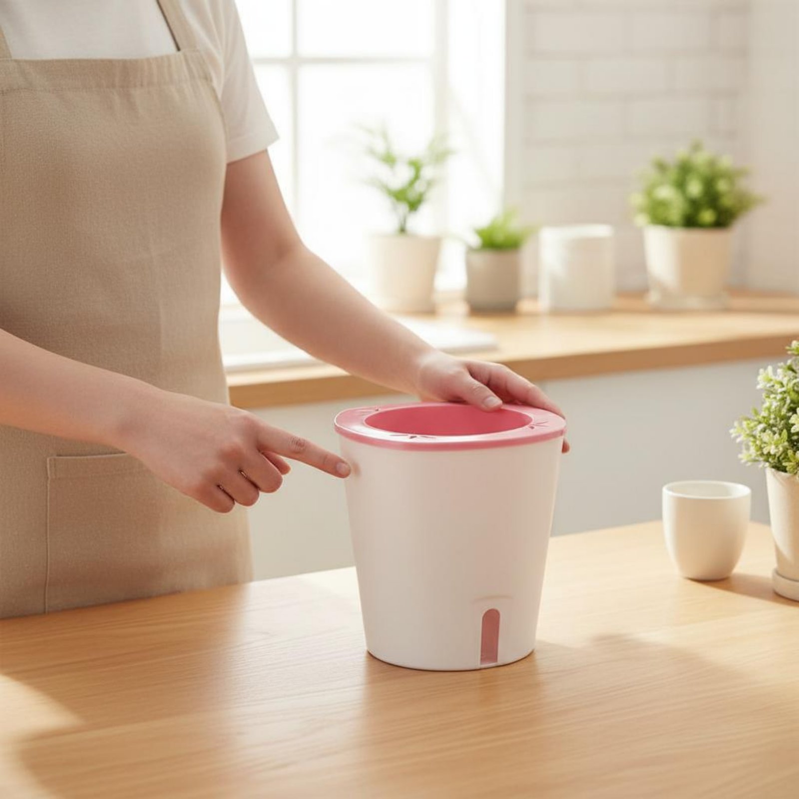 Self-Watering Planter - Vaso Autoirrigante di Grandi Dimensioni con
