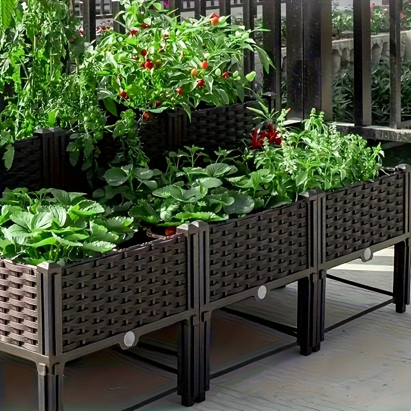 Self-Watering Planter - Fioriera Rialzata da Giardino, Contenitore per
