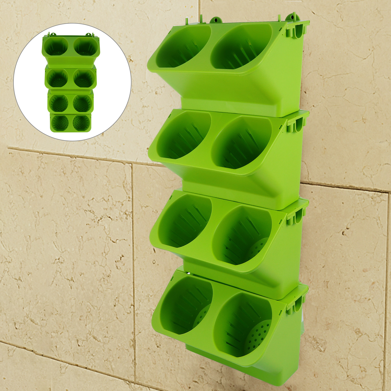 Set di 4 Fioriere Verticali da - Self-Watering Planter recensione e prezzo