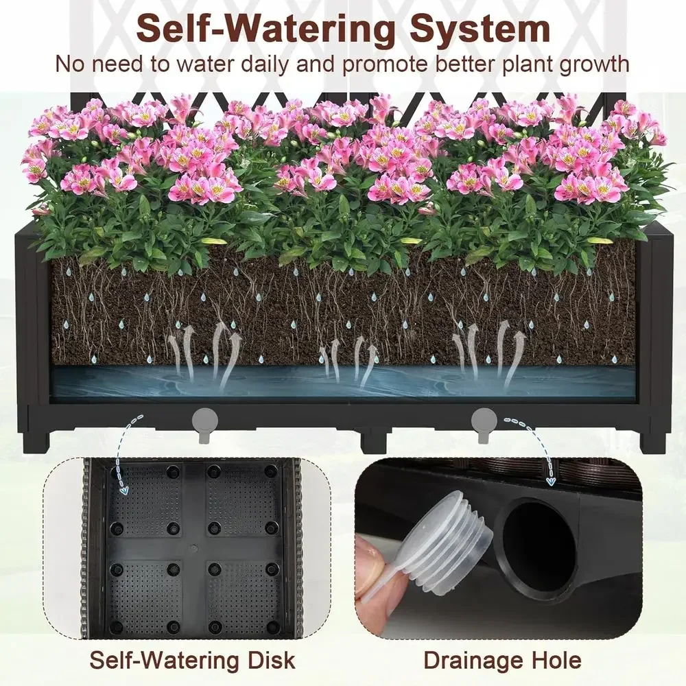 Fioriere Rialzate con Tralicci - Self-Watering Planter recensione e prezzo