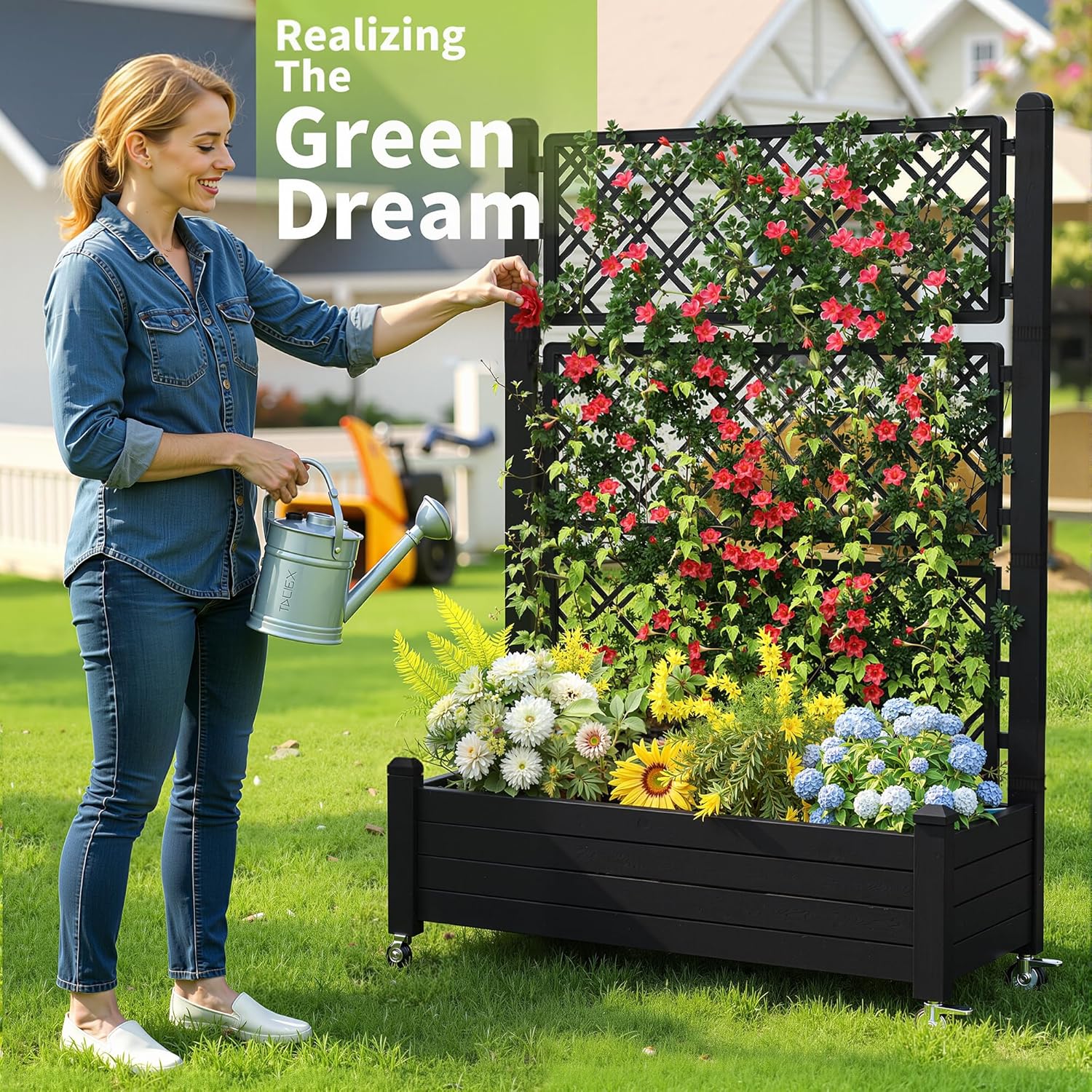 Fioriera rialzata con tralicci - Self-Watering Planter recensione e prezzo