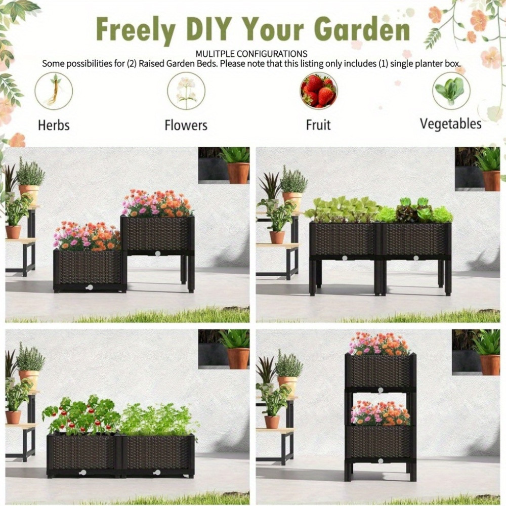 Fioriera Rialzata da Giardino, - Self-Watering Planter recensione e prezzo